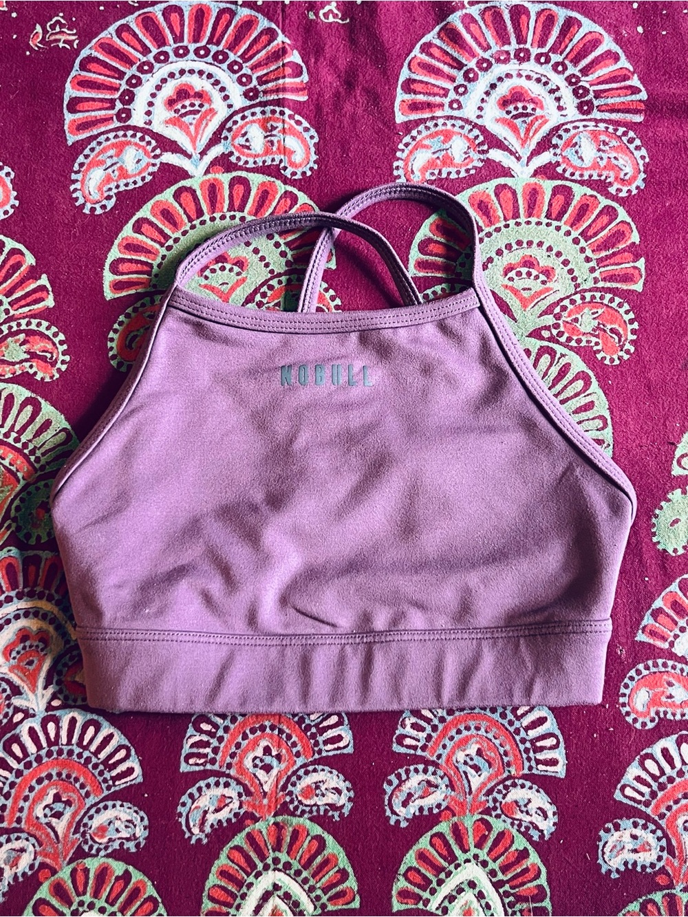 NOBULL Mauve/Purple High-Neck Sports Bra